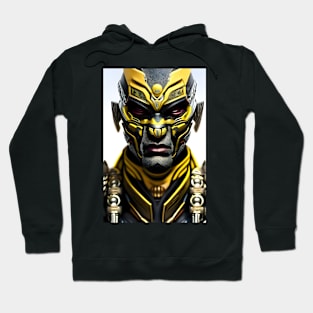 Armoured alien humanoid soldier Hoodie